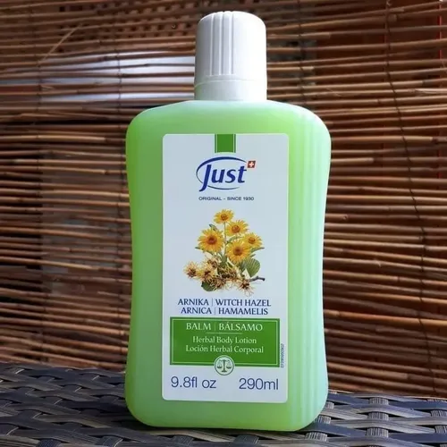 Bálsamo Loción Corporal con Árnica y Hamamelis 290ml | JUST + Muestras de Regalo