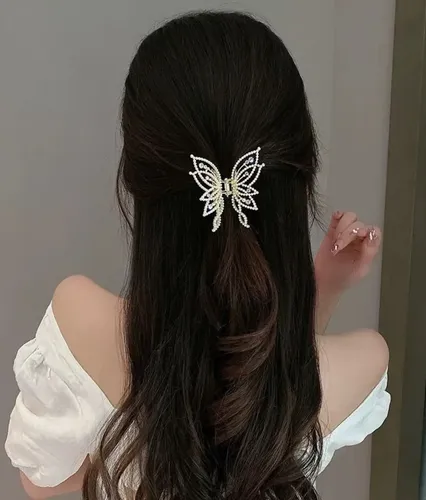 Broche Hebilla Accesorio Mariposa Strass