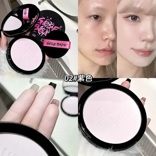 Gege Bear Polvo Compacto Translúcido Sellador Maquillaje 02
