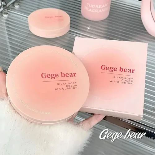 Base Cremosa Cojín De Aire De Color Suave Y Sedoso Gege Bear Tono 01