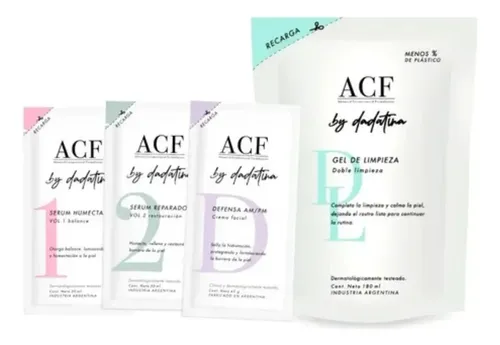 Kit De Recarga Completo Acf By Dadatina Q211846 Todo Tipo De Piel Día/noche