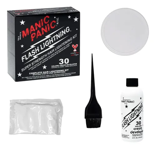 Kit De Decoloración Para El Cabello Manic Panic Flash Lightn
