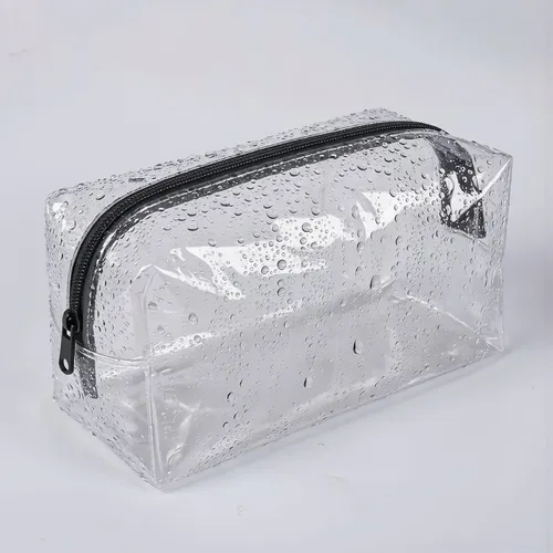Neceser Transparente Organizador Cosméticos Resistente Al Ag