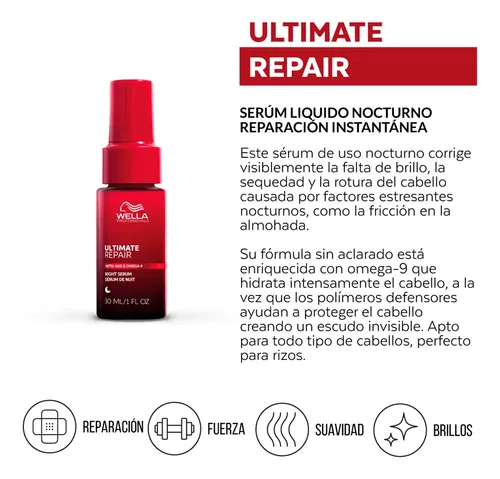 Sérum Nocturno Wella Ultimate Repair 30ml