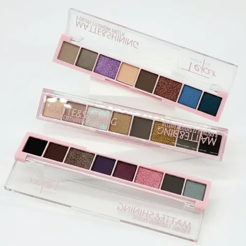 Paleta De Sombras Matte X 8 Colores Tejar (pack X3 Unid)