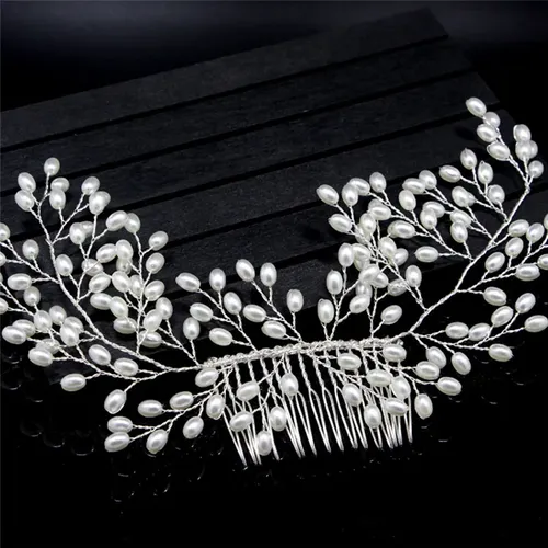 Accesorios De Pelo De Novia Vintage De Lujo Hechos A Mano We
