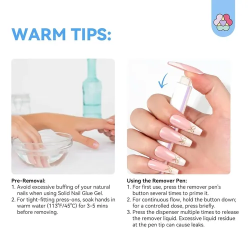 Removedor Pegamento Uñas Saviland Pen 10s Vit E
