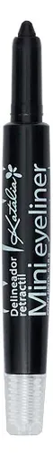 Delineador Retráctil De Ojos Mini Eyeliner Acabado Mate Color Negro