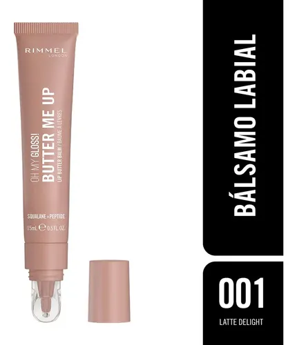 Bálsamo Labial Oh My Gloss Butter Me Up Rimmel London Latte
