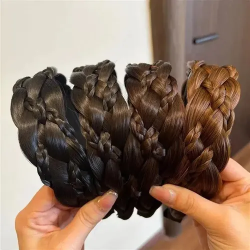 Diadema Trenzada Alta Calidad Para Mujer, Accesorios