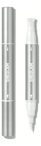 Sheglam Double Eye Liner Waterproof – Delineador Ojos Duo Blanco Mate