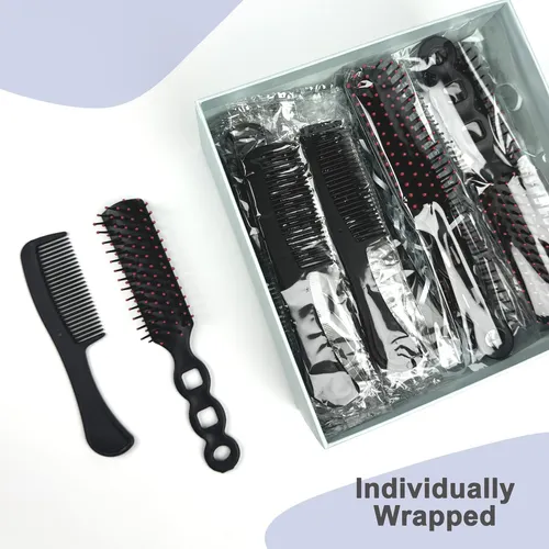 Set De Cepillos Y Peines Para Cabello Josehana 100 Unidades
