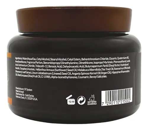 Mascarilla De Tratamiento Capilar Moroccan Gold Series Deep