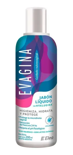 Evagina Jabón Líquido Íntimo Higieniza Hidrata Protege 200ml