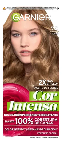 Tintura Permanente Cor Intesa Tono Rubio 7.0 Garnier