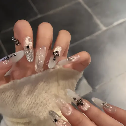 Ofrecemos Alta Calidad. Parche For Uñas Con Cruz De Ojo De