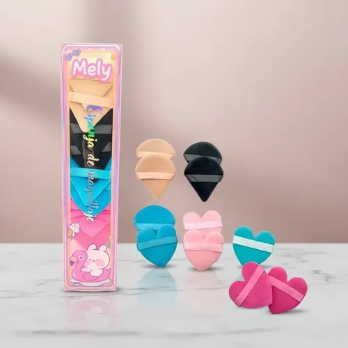 Pack De Esponjas Para Maquillaje Aplicadores Suaves X10pcs