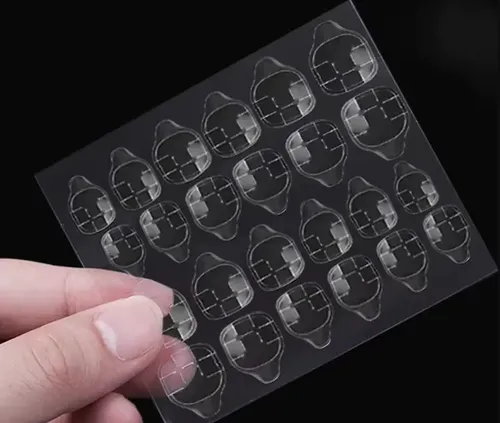 Sticker Adhesivo Pegamento P/ Tips Uñas Postizas Cinta Bifaz
