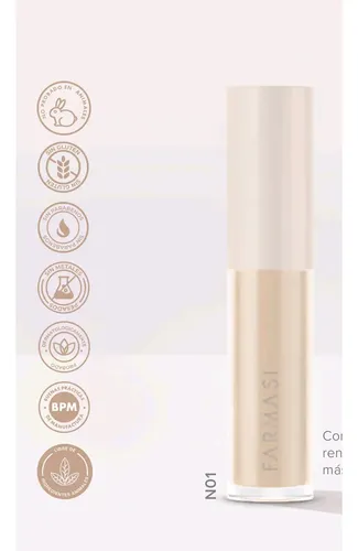 Corrector Liquido Vfx Pro Farmasi Tapa Ojeras E Imperfeccion Tono N 01