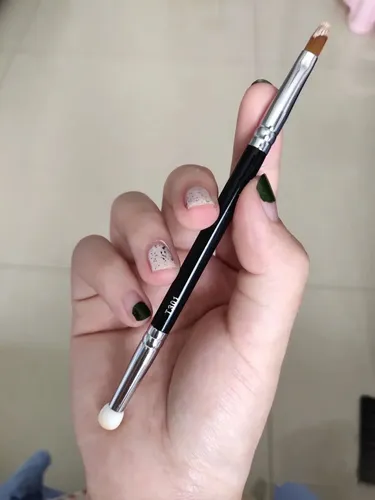 Pincel Corrector De Doble Punta Con Punta De Esponja Para De