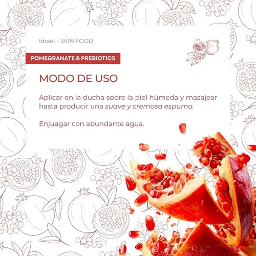 Gel De Ducha Corporal Microexfoliante Skin Food Idraet 190g