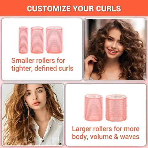Juego De Rulos Para Cabello Audab 56 Piezas Con Clips Y