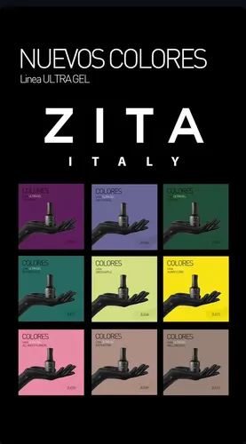 Kit X 3 Esmalte Zita Italy Semipermanente Color A Eleccion
