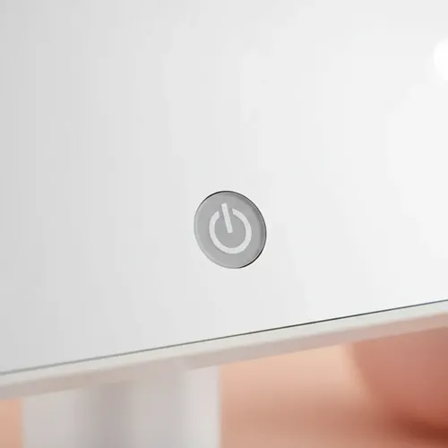 Espejo Maquillaje Led Con Luz Táctil Regulable Giratorio