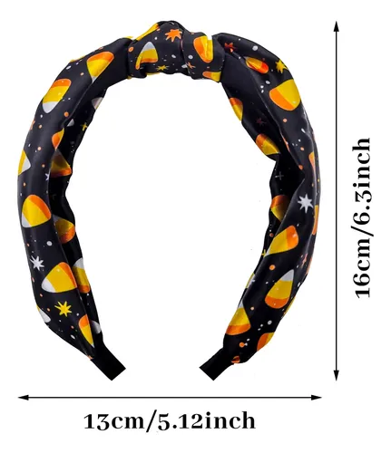 3 Diademas Con Nudos De Halloween Para Accesorios De Pelo De 3pcs-halloween