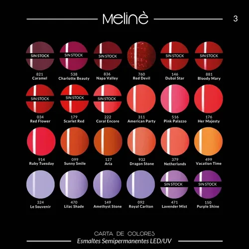 Removedor De Esmalte Semipermanente X500ml Meliné