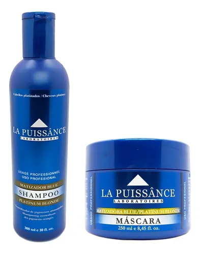 Shampoo + Mascara Matizador Blue La Puissânce