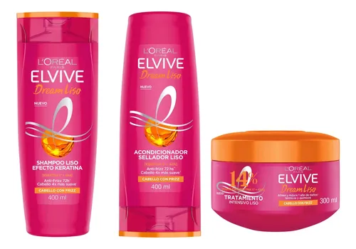 Combo Rutina Capilar Elvive Dream Liso