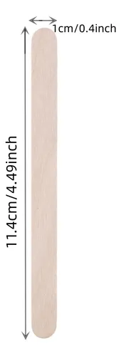 Palitos De Madera Para Manualidades Qundaoily 11cm  Cera Y