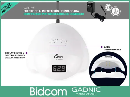 Cabina Para Uñas Uv Led Gadnic 48w Manicura Profesional 220v