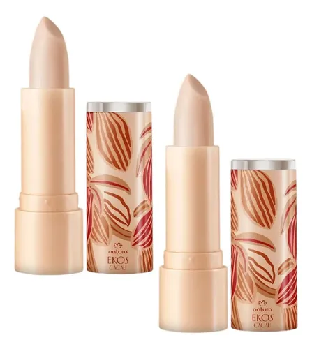 Balsamo Labial Hidratante Cacao 3,5g X2 Ekos Natura Vegano