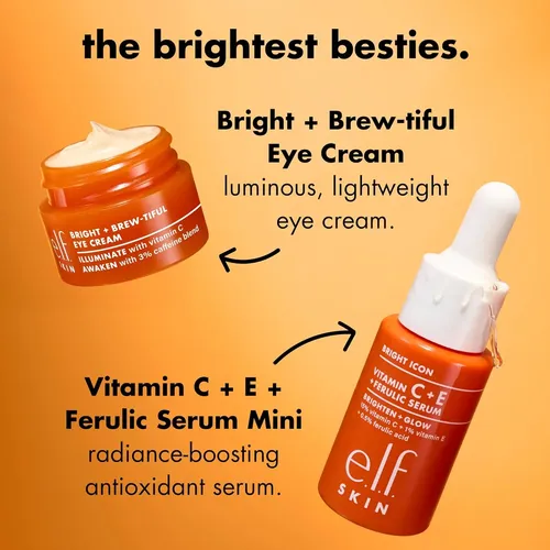 E.l.f. Duo Serum Vitamina C Y Crema Ojos 2 Pzas