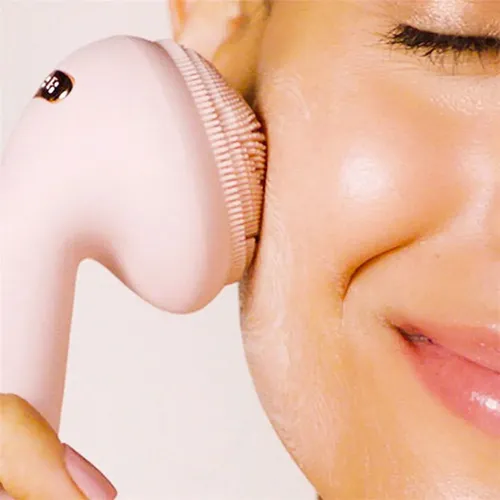 Cepillo Facial Eléctrico De Masaje Vibratorio De Silicona