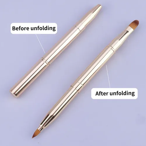 8 Cepillos Retráctiles Doble Punta Cejas + Corrector