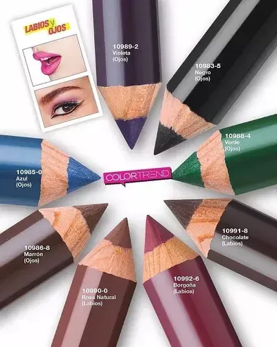 Delineador De Labios En Lápiz Color Trend Avon Color Borgoña