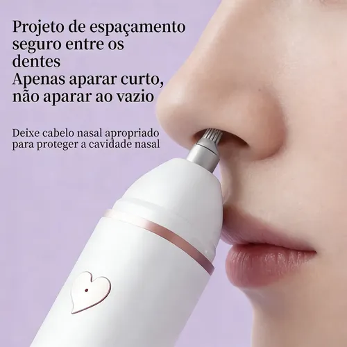 Afeitadora Mini Dual Sin Dolor Portátil Rosa