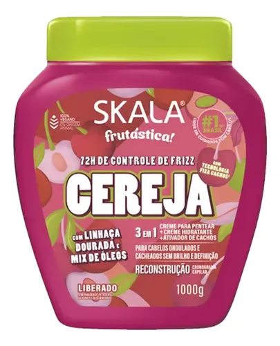 Skala Mascara Capilar Control Frizz Cereja 1kg Frutastica 3c