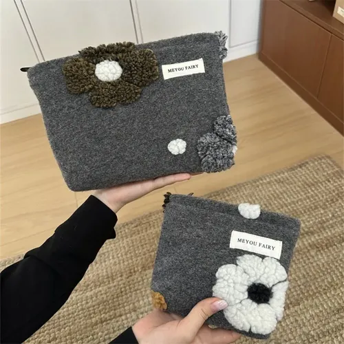 Neceser De Maquillaje Con Dibujos Animados Y Flores