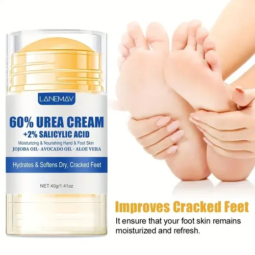 Crema Para Pies Con 60% Urea Y 2% Ácido Salicílico