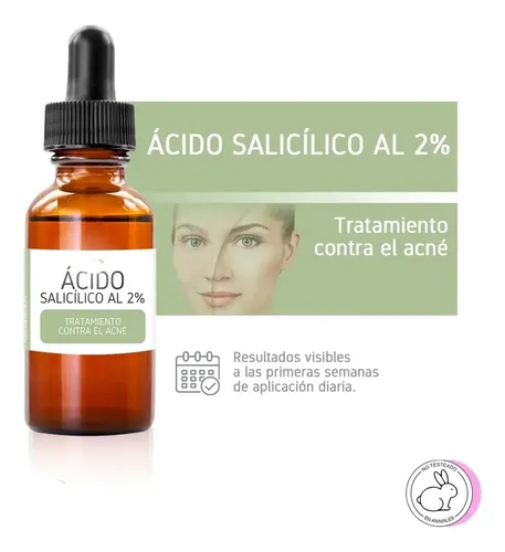 Acido Salicilico 2% Uso Diario Para Manchas Acne Piel Grasa Mixta Grasa Acneicamixta Grasa Acneica No Sensible Noche