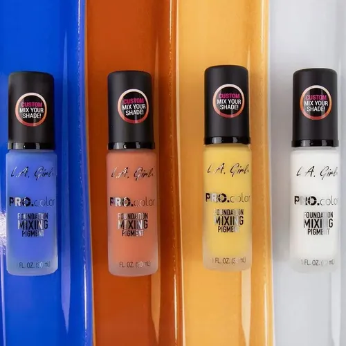 Base De Maquillaje Liquido La Girl Pro Color Matte 30 Ml Tono Blue