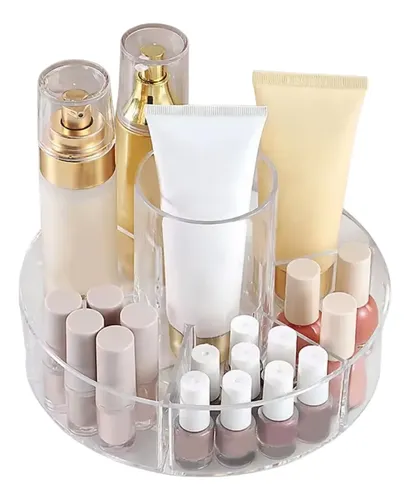 Organizador Maquillaje Bandeja Giratoria Cosmeticos Especias