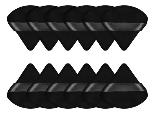 Set De 12 Esponjas De Polvo Triangulares Para Polvo Facial