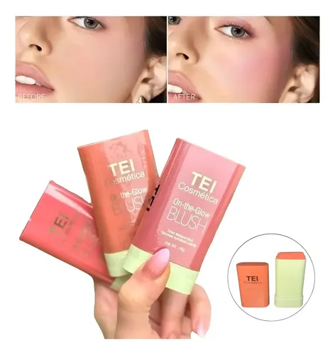 Rubor En Barra 3 En 1 ( Labial Y Sombra) Cremoso – Tei Tono Del Maquillaje 04