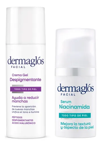 Dermaglós Combo Crema Despigmentante + Serum Niacinamida Momento De Aplicación Día Tipo De Piel Normal