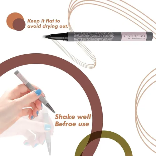 Lápiz Cejas Rubio Claro Microblading 24h